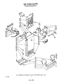 AIRFLOW Diagram and Parts List for ED26SSXRWR0  Whirlpool Refrigerator