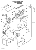 ICEMAKER PARTS Diagram and Parts List for KSSC36QTS02  KitchenAid Refrigerator
