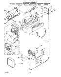 ICEMAKER, LIT/OPTIONAL Diagram and Parts List for ED25DWXTF02  Whirlpool Refrigerator