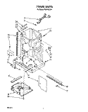 FRAME Diagram and Parts List for TC8700XYP1  Whirlpool Trash Compactor