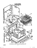 OVEN, LIT/OPTIONAL Diagram and Parts List for KEDS100VWH2  KitchenAid Range