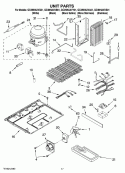 UNIT PARTS Diagram and Parts List for GC3NHAXVA01  Whirlpool Refrigerator