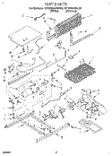 UNIT Diagram and Parts List for RT18HKXAW00  Roper Refrigerator