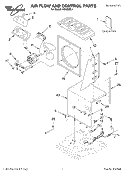SECTION Diagram and Parts List for AD40DSL1  Whirlpool Dehumidifier