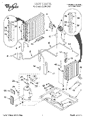 UNIT, LITERATURE Diagram and Parts List for 4XACM14DD0  Whirlpool Air Conditioner