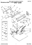 Part Location Diagram of 3399674 Whirlpool Harness, Wiring