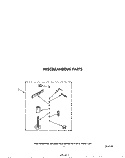 MISCELLANEOUS Diagram and Parts List for LA8800XSW0  Whirlpool Washer