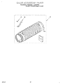 SALES ACCESSORY Diagram and Parts List for LTG5243DQ1  Whirlpool Washer Dryer Combo