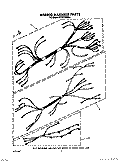 WIRING HARNESS Diagram and Parts List for KEDS100WAL1  KitchenAid Range