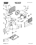 UNIT, LIT/OPTIONAL Diagram and Parts List for X05002X03  Roper Air Conditioner