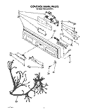 CONTROL PANEL, LIT/OPTIONAL Diagram and Parts List for KUDA22SWWH1  KitchenAid Dishwasher
