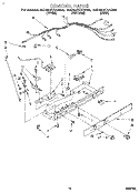 CONTROL, LIT/OPTIONAL Diagram and Parts List for 8ED20ZKXAN02  Whirlpool Refrigerator