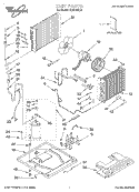 UNIT, LITERATURE Diagram and Parts List for ACE184XJ0  Whirlpool Air Conditioner