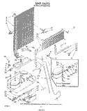 UNIT Diagram and Parts List for ET18MKXSW00  Whirlpool Refrigerator