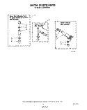 WATER SYSTEM Diagram and Parts List for 3LA5580XSW2  Whirlpool Washer