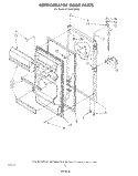 REFRIGERATOR DOOR , NOT ILLUSTRATED Diagram and Parts List for ET12AKXSW00  Whirlpool Refrigerator