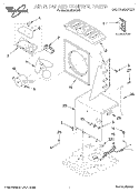 SECTION Diagram and Parts List for AD25CH0  Whirlpool Dehumidifier