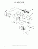 AIR FLOW PARTS Diagram and Parts List for IMH16XVQ1  Whirlpool Microwave