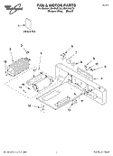 FAN & MOTOR PARTS Diagram and Parts List for LMA1053LQ0  Whirlpool Laundry Accessories