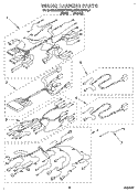 WIRING HARNESS Diagram and Parts List for KERS507YWH3  KitchenAid Range
