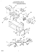 INTERIOR, LIT/OPTIONAL Diagram and Parts List for MHE11RDB6  Roper Microwave