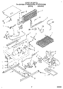 UNIT Diagram and Parts List for ET18DKXAW00  Whirlpool Refrigerator