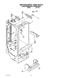 REFRIGERATOR LINER Diagram and Parts List for KSRS25QXAL10  KitchenAid Refrigerator