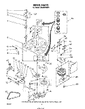 DRIVE Diagram and Parts List for LA5300XMW1  Whirlpool Washer