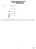 MISCELLANEOUS AND OPTIONAL PARTS Diagram and Parts List for GST9679LW0  Whirlpool Washer