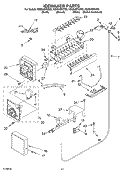 Part Location Diagram of 2220860 Whirlpool PANEL-DECO