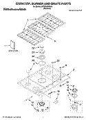 Part Location Diagram of WP8287059 Whirlpool Range Screw
