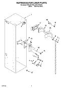 REFRIGERATOR LINER PARTS Diagram and Parts List for KSSC42FKS02  KitchenAid Refrigerator
