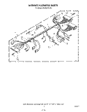 WIRING HARNESS Diagram and Parts List for KAWE850VAL1  KitchenAid Washer