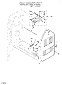 REAR CHASSIS Diagram and Parts List for KERI500HWH0  KitchenAid Range