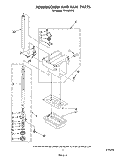 POWERSCREW AND RAM Diagram and Parts List for TF4600XTP0  Whirlpool Trash Compactor
