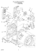 BULKHEAD Diagram and Parts List for TGDS680EQ3  Estate Dryer