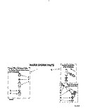 WATER SYSTEM Diagram and Parts List for LA5588XYW0  Whirlpool Washer