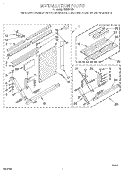 INSTALLATION Diagram and Parts List for X18004G0  Roper Air Conditioner