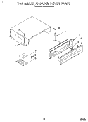 TOP GRILLE AND UNIT COVER Diagram and Parts List for KSSS42QDW02  KitchenAid Refrigerator