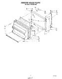 FREEZER DOOR Diagram and Parts List for ET18HMXTF00  Whirlpool Refrigerator
