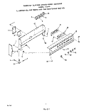 BACKGUARD , LIT/OPTIONAL Diagram and Parts List for F5607W0  Roper Range