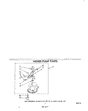 WATER PUMP Diagram and Parts List for LC4500XMW0  Whirlpool Washer