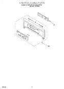 Part Location Diagram of LIT4448978 Whirlpool Use & Care Guide (Microwave)