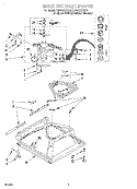 MACHINE BASE Diagram and Parts List for KAWS577EZ0  KitchenAid Washer
