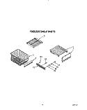 FREEZER SHELF Diagram and Parts List for KSSS48DWX01  KitchenAid Refrigerator