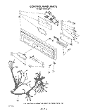 CONTROL PANEL , LITERATURE AND OPTIONAL Diagram and Parts List for 4KUDA22ST1  KitchenAid Dishwasher
