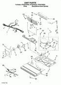 UNIT PARTS, OPTIONAL PARTS (NOT INCLUDED) Diagram and Parts List for KFIS25XVMS00  KitchenAid Refrigerator