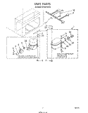 SECTION Diagram and Parts List for EH180FXPN2  Whirlpool Freezer