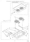 OPTIONAL GLASS CERAMIC MODULE Diagram and Parts List for RS373PXWT1  Whirlpool Range