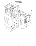LINER Diagram and Parts List for ET14EKXRWR0  Whirlpool Refrigerator